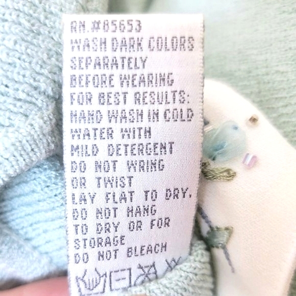 Vintage Koret Petites 3 Piece Skirt Set Floral Embroidery Large - Picture 12 of 16